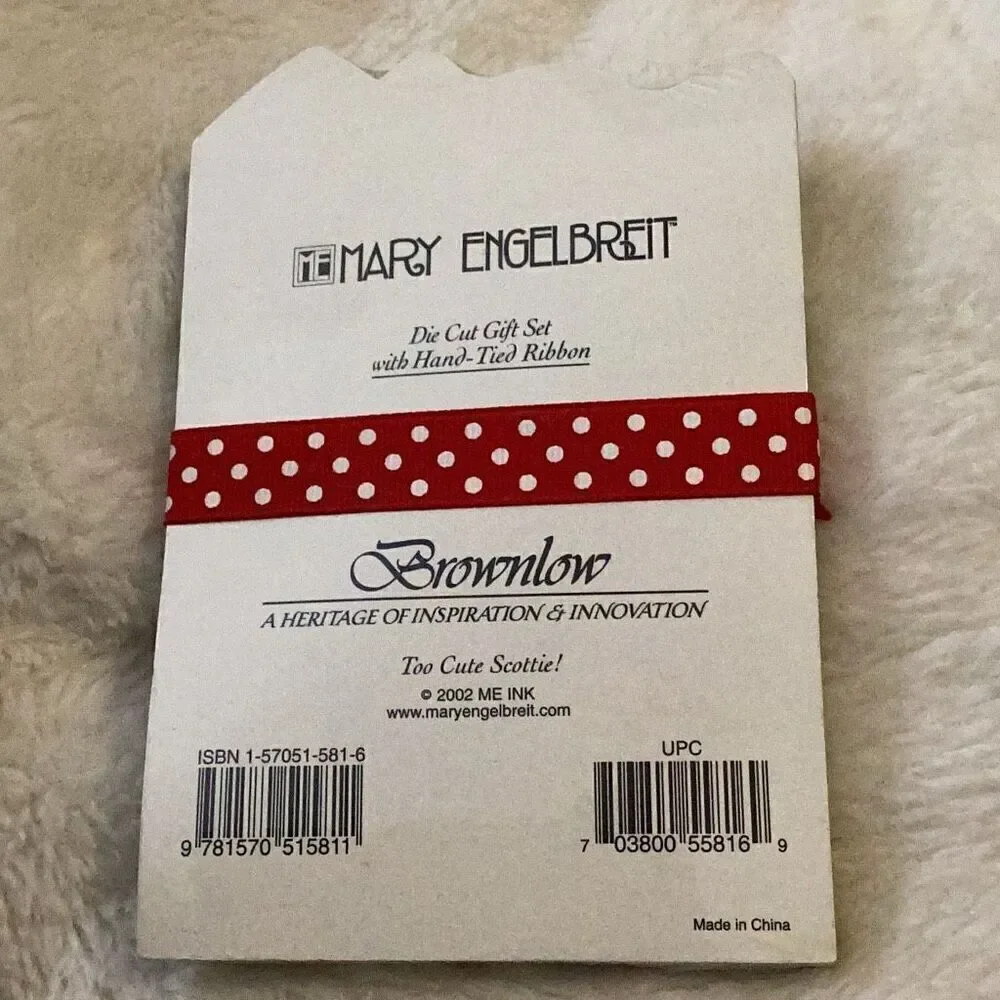 RARE Vintage 2002 Mary Engelbreit “Too Cute!” Notepad & Pen – Brand New!